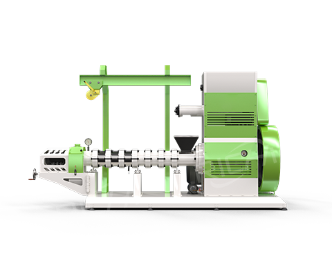 Dry single-screw extruder