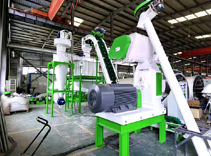 Small-scale EFB (Empty Fruit Bunch) pellet production line for palm oil mills, 1-5t/h