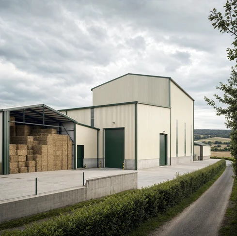 France Grass Feed Pellet Production Line Project