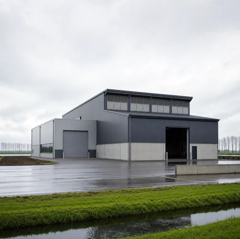 A poultry manure pellet plant with a capacity of 4-5 tons/hour in the Netherlands