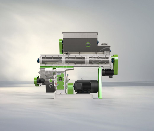 Pellet conditioning machine