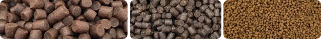 different diameter fish feed pellet