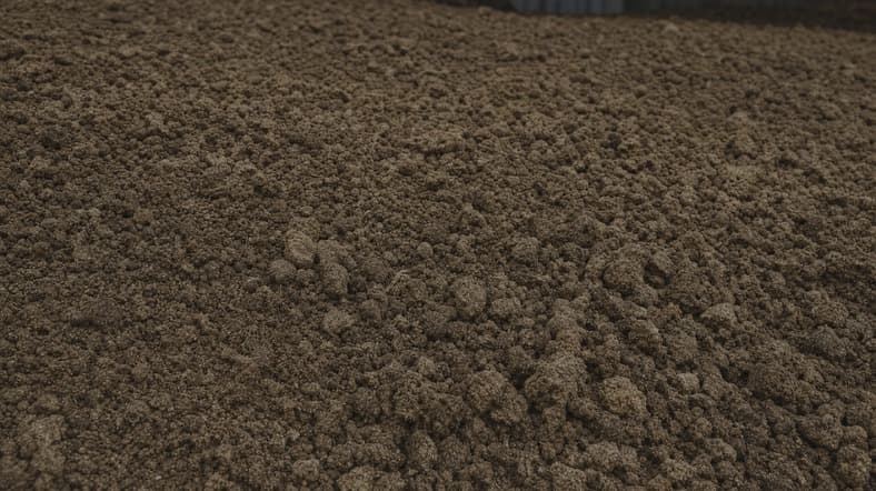 Easily accessible dried chicken manure