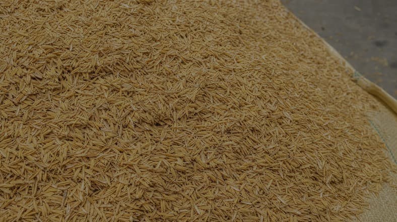 Easily accessible rice husk