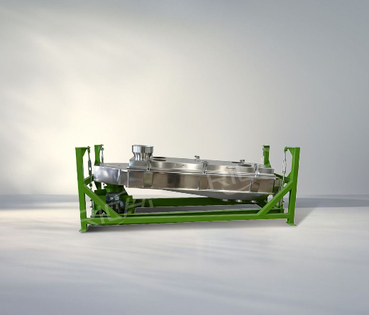 Screener for fish feed