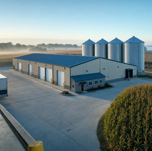 animal feed pellet line in North America